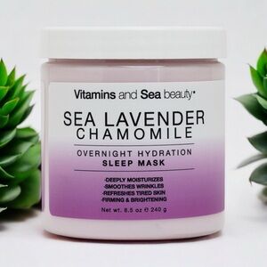 Sea Lavender Chamomile Sleep Mask - Purple